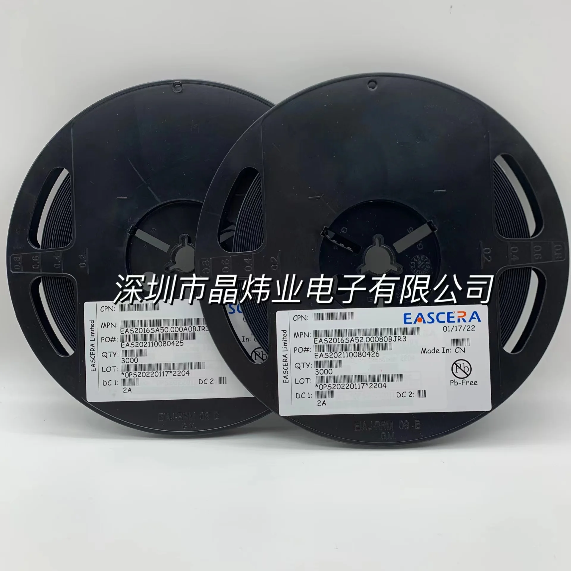 10Pcs 수동 수정 발진기 SMD 2016 52.000MHZ 52MHZ 52M 8PF 4핀 공진기