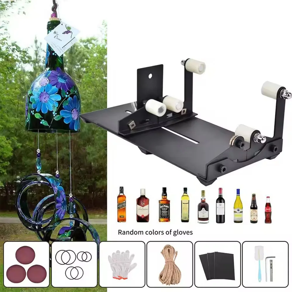 Coupe-bouteille en verre, outil de coupe, coupe-scculpture en verre, vin, bière, carré et rond