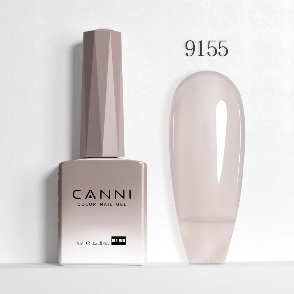 CANNI HEMA Free Black Glitter Diamond Sparkle Gel Polish - Long-Lasting Glossy Finish