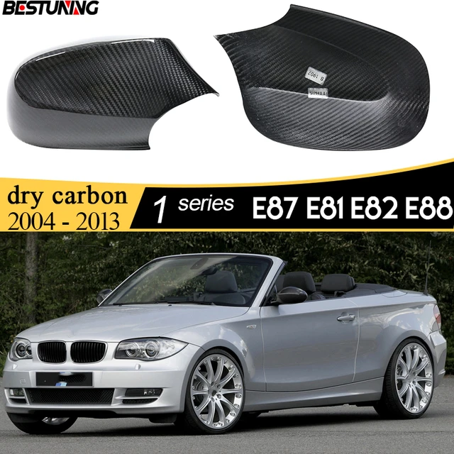 100% Dry Carbon Fiber Side Mirror Covers 1 Pair for BMW 1 Series 2004 -  2013 E87 E81 Hatchback, E82 Coupe, E88 Convertible - AliExpress