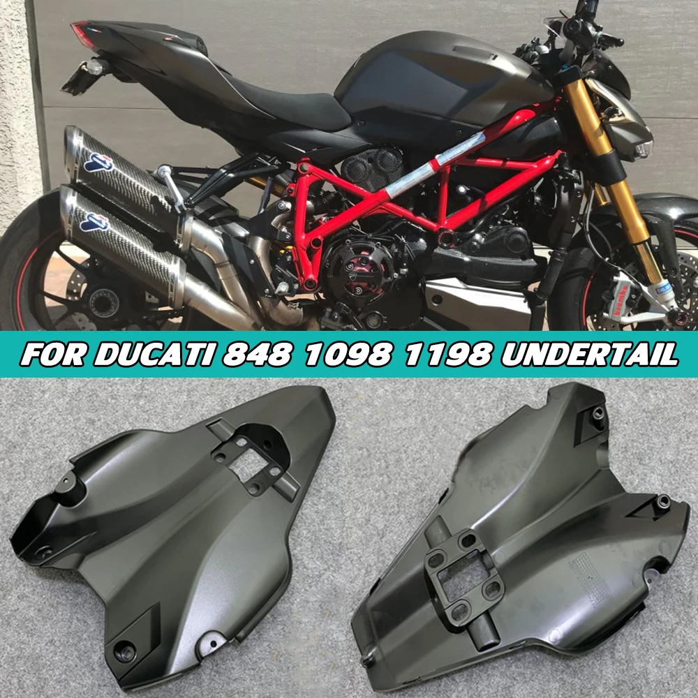 

For Ducati 848 EVO 1098 1198 Tail Fairing Cowl Cover Rear Under Bottom Panel Undertray Undertail Protector Guard Motorcycle Part