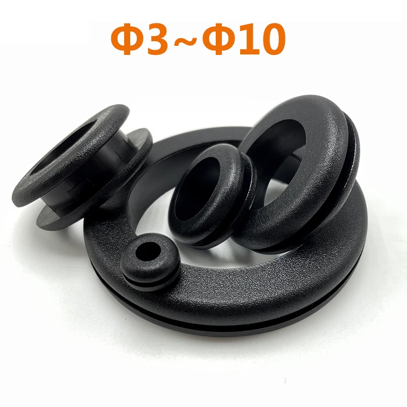 3~80mm Thickness Rubber Seal Ring Oil Sealing Grommet Gasket For Protects Wire Cable Hole Protection Ring Shim Washer Hardware