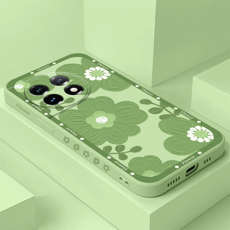 Spoony Flowers Liquid Silicone Phone Case
