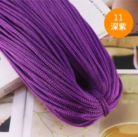 Premium 3mm Nylon Cord for Crocheting and Macrame Projects – Ideal for DIY Hand-Woven Bracelets, Handicrafts, Mats, Slippers, and Bags