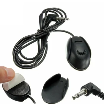 Microfono per auto Mini microfono cablato da 3,5 mm per audio stereo per auto Microfono vivavoce per mini microfono tipo pasta 
 ﻿