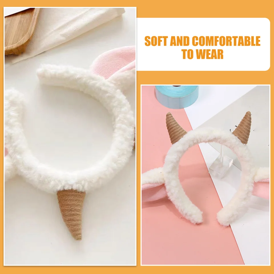 Fascia Per Capelli Con Corna Di Pecora Nere – Accessorio Cosplay Per Halloween, Festa In Maschera E Fotografie - 5