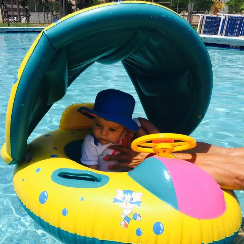 Inflatable Pool Float Ring Baby Buoy Beach Accessories Kids Trainer Infant Swimming Seat Rings