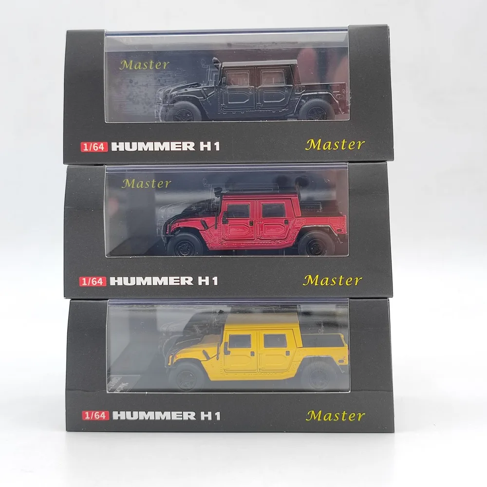 Master 1/64 Hummer H1 Pickup Truck Diecast Toys Car Models Collection