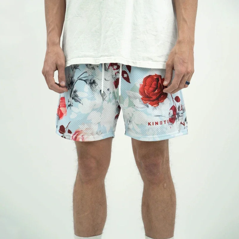 Summer New Couple Shorts Men Women Same Paragraph Sports Casual Mesh Shorts Quick Drying Breathable Outdoor Holiday Beach Pant