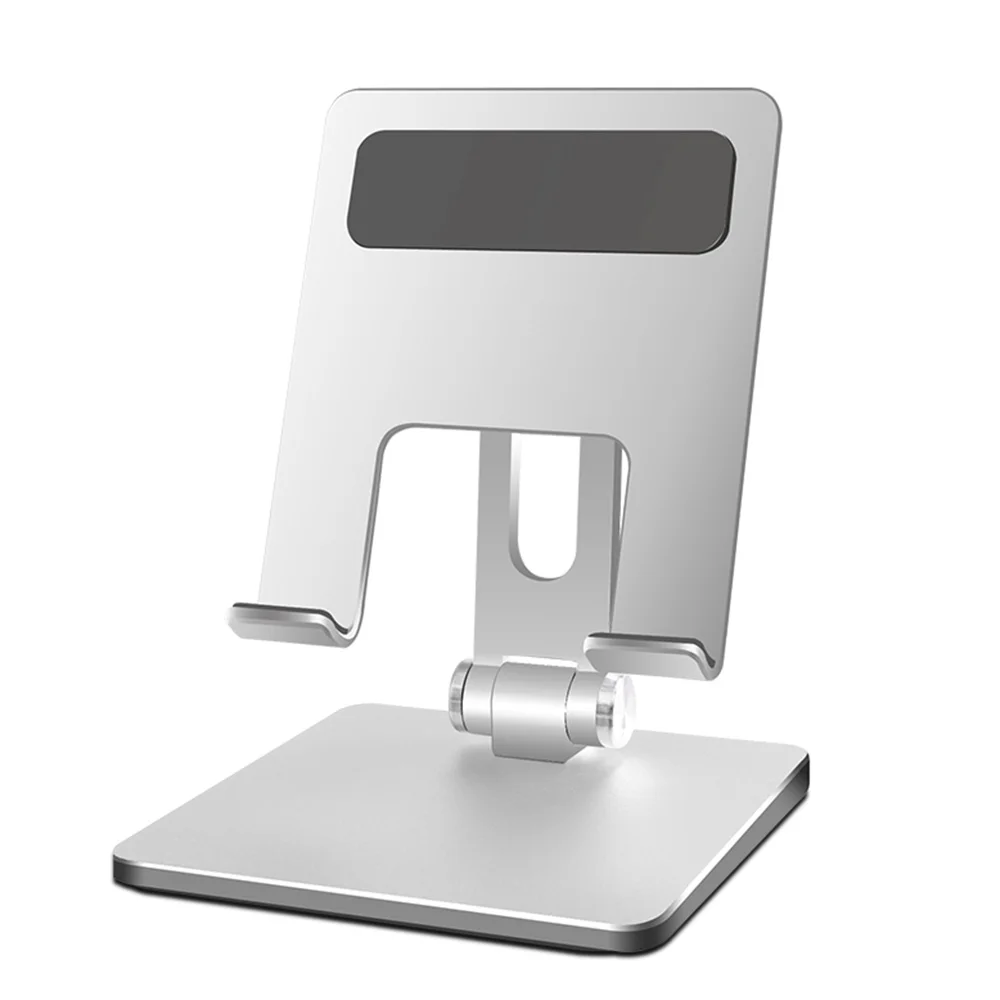 

Foldable Adjustable Aluminium Phone Stand Tablet Stand Tablet Holder Celphone Holder with Stand Tablet Stand, Silver