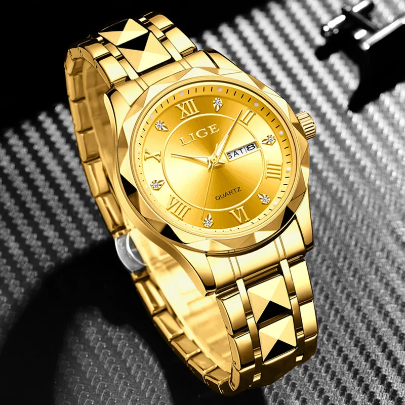 NEW Top LIGE Brand Casual Fashion Watches for Man Sport Military Date Full  Steel  Wrist Watch Men Watch Week Relojes Hombre