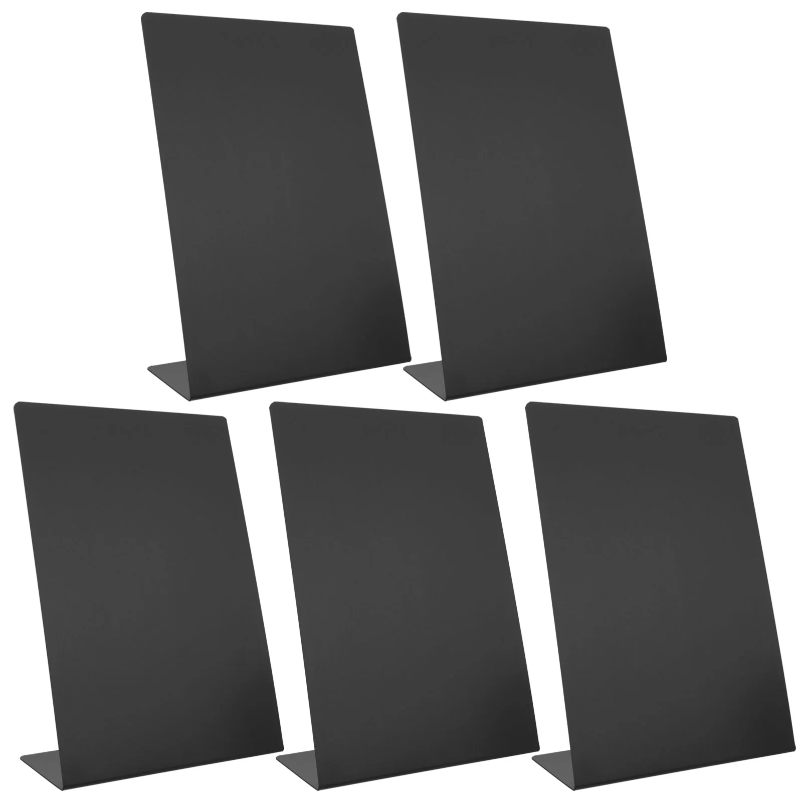 

5Pcs Table Acrylic Signs Dinging Table Blank Sign Tag Small Buffet Chalkboards Sign for Party