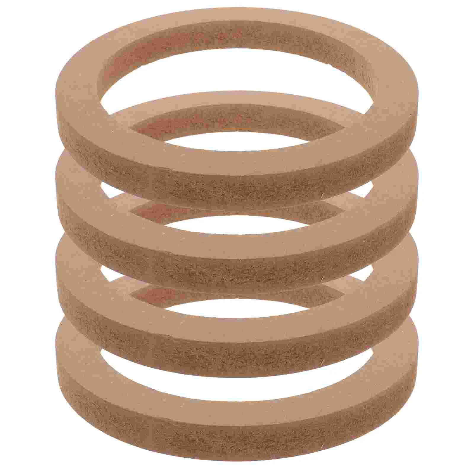 2 Pairs Speaker Spacer Pad For Car 65 Inch Door Spacers Material Durable Slim Interior Parts Claxon Horns Vehicle Audio