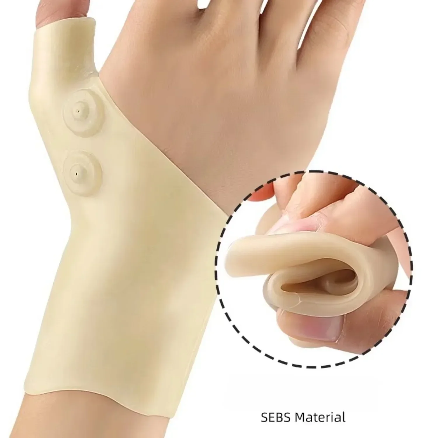 Arthritis Gloves Magnetic Therapy Wrist Hand Thumb Support 1/2Pcs