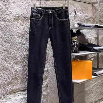 Italia BC abbigliamento da uomo inizio autunno nuova moda vecchio stile denaro jeans dritti casual pantaloni semplici e versatili da uomo 1