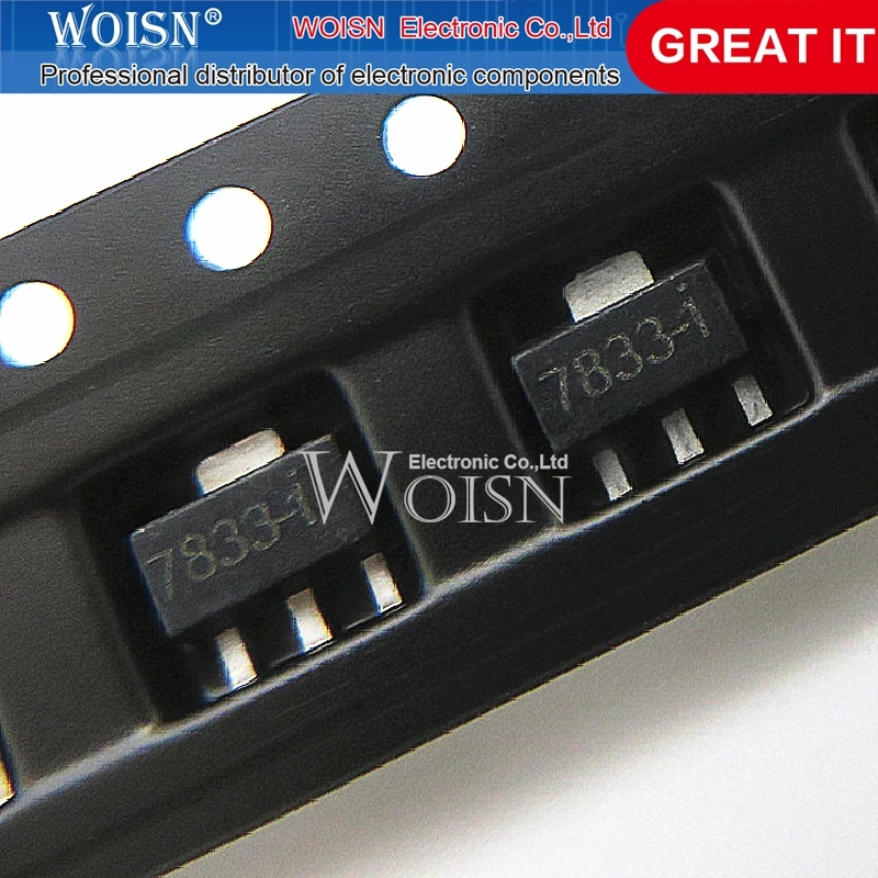 

100 шт., HT7833-1 HX7833, шелкография: 7833 SOT-89