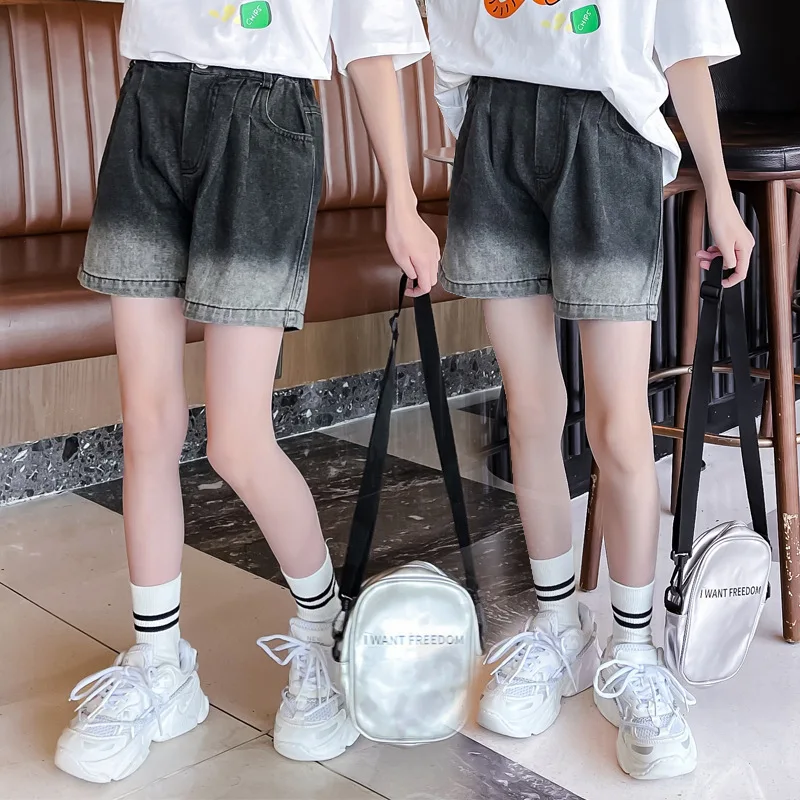 Nuove Ragazze Jeans Corti Jeans Estivi Ragazza Stile Casual Jeans Per Bambini Vestiti Per Adolescenti Per Ragazza 6 8 10 12 14 Anni