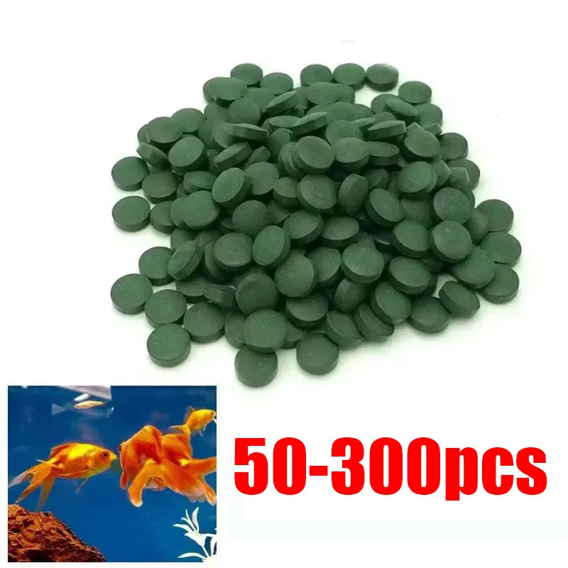 50/100/200/300개 수족관 열대어 사료 작은 물고기 먹이 곡물 맛있는 음식 특히 구피 랜턴 피쉬용