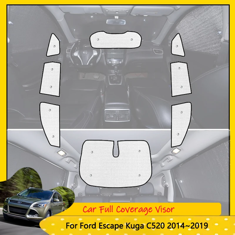 

Солнцезащитный козырек для автомобиля Ford Escape Kuga C520 2014 ~ 2019 2015 2016 2017 2018