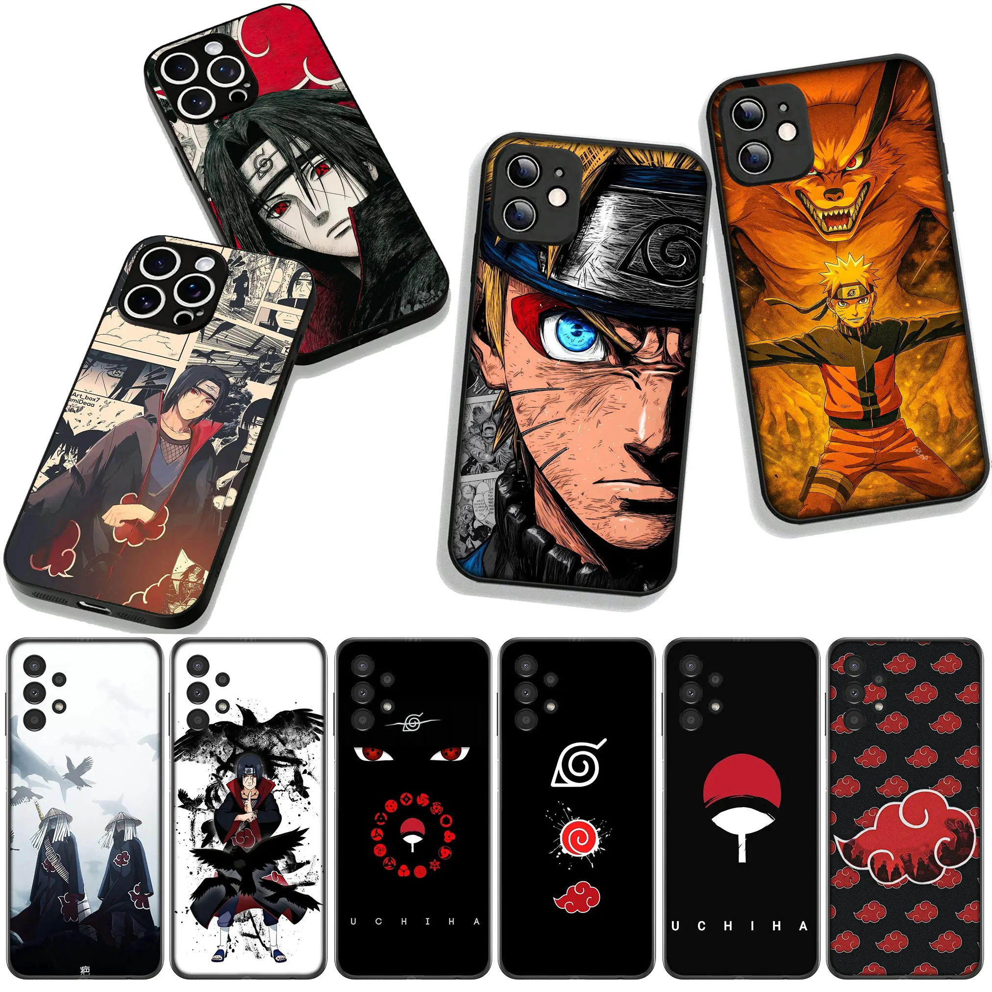 Anime Itachi Akatsuki Naruto Phone Case Cover