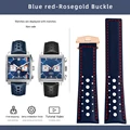 Blue red-rosegold