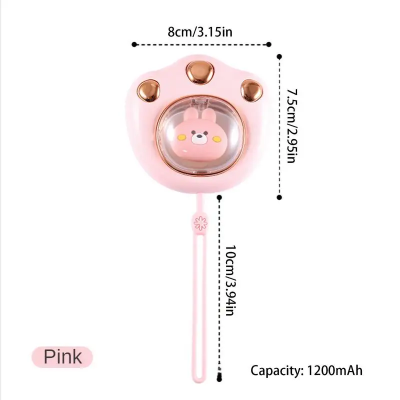 Portable Hand Warmers Cute Space Capsule Cat Claw Design Rechargeable Heater with 2 Levels Heating Great Gift For Winter