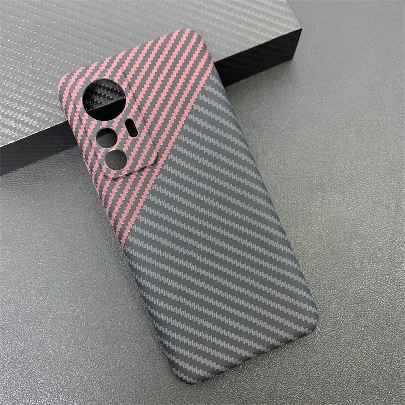 Stylish Slim Shockproof Carbon Fiber Stripe Phone Case Cover
