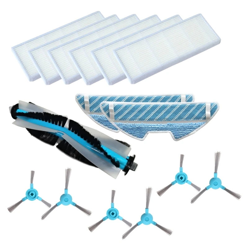 

1 Set Vacuum Cleaner Spare Part Roller Brush Hepa Filter Mop for Conga 1290/1390 Drop Shipping