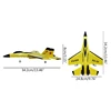 77HD Realistic SU-35 Fighter EPP Foam Plane for Children Easy Flying Anti-crash Remote Control Aircraft for Boys 6