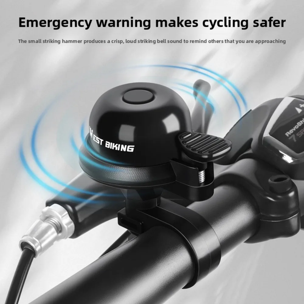 Durable Aluminum Alloy Bicycle Bell for Loud Mountain Bike Ride