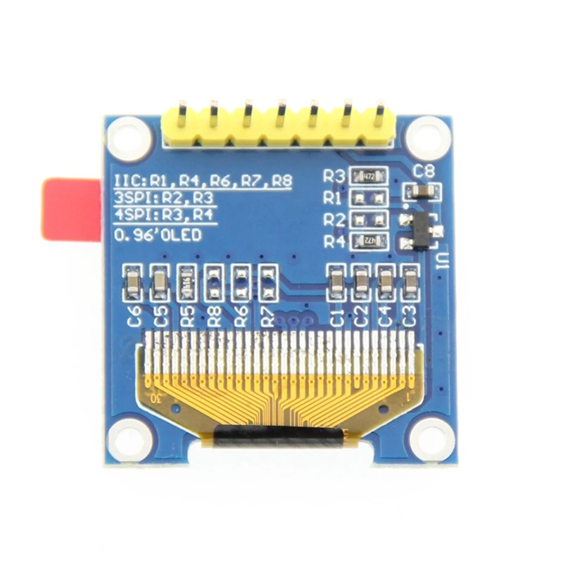 아두이노 키트용 OLED LCD LED 디스플레이 모듈, 0.96 인치 I2C SPI 시리얼, 128x64, SSD1306, 화이트 디스플레이