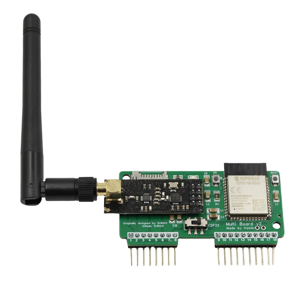 

Макетная плата NRF24 + ESP32 для Flipper Zero WiFi Multiboard