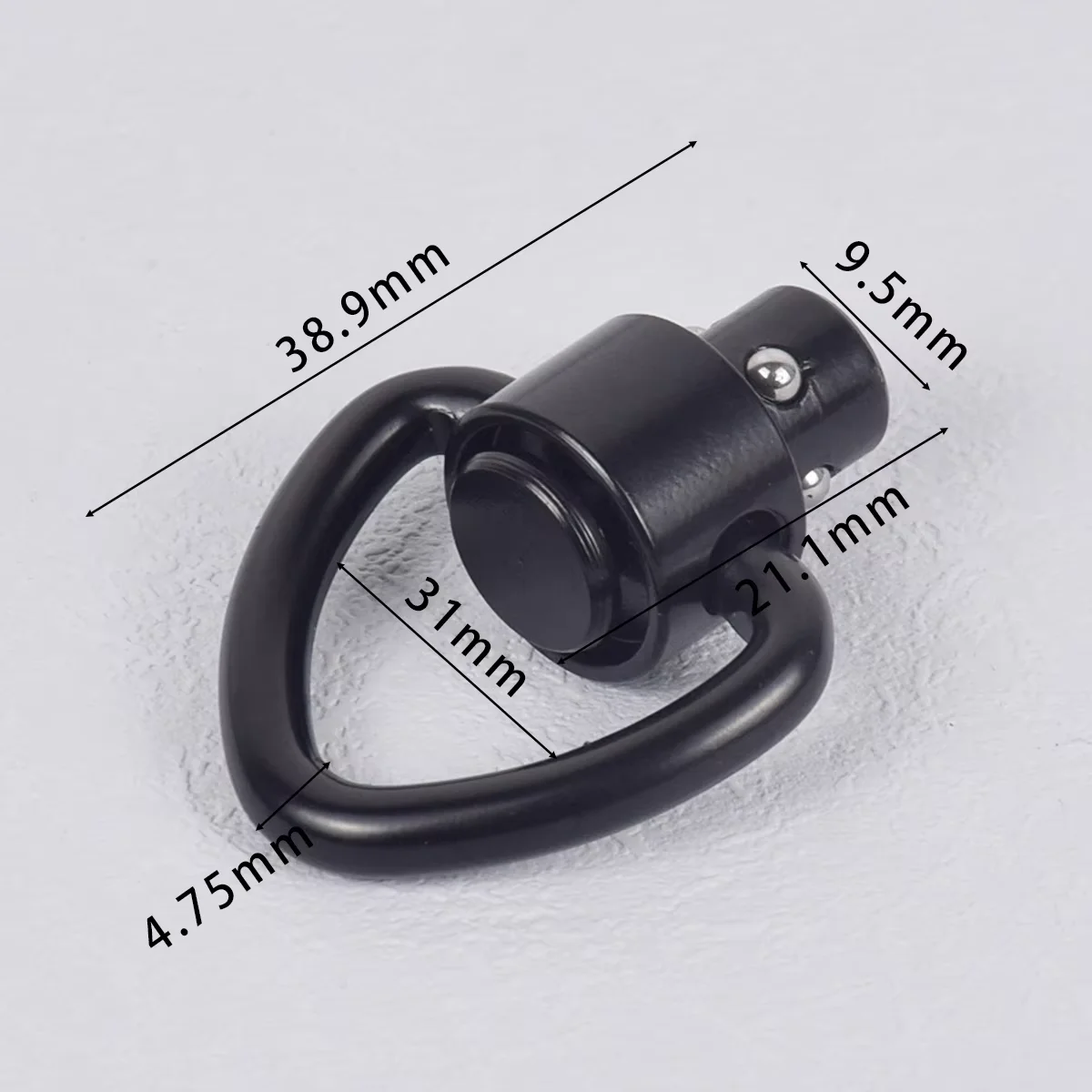 Tactical Quick-Detach Sling Mount Adapter for Hunting and Airsoft Rifles