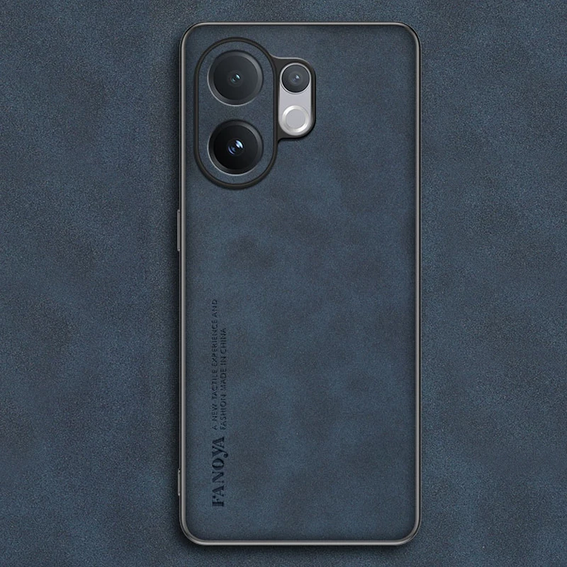 Frosted Leather Anti-Shock Hard Case in Matte Finish
