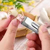 1/10PCS Stainless Steel Garlic Peeler Quickly Garlic Peeling Pig Hair Plucking Clip Manual Tweezers Kitchen Gadgets Accessories 4