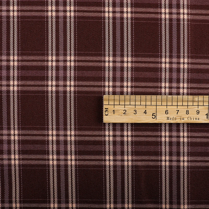 Hohe Qualität Warme Polyester Schottischen Plaids Stoff Durch Halben Meter Perfekte für Nähen Kleid Röcke, Hosen, mittel Dick, 300 gr/meter – Detail 26