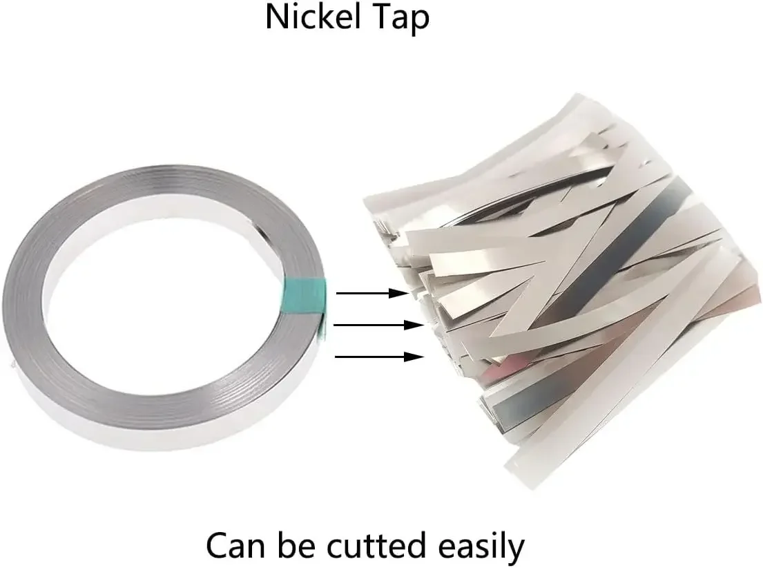 18650 Li-ion battery nickel plated strip connector 0.1mm 0.12mm 0.15mm 0.2mm battery connector spot weld steel belt 10m/Roll