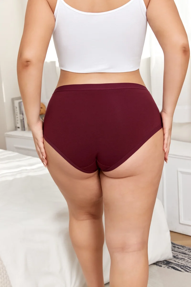 Cotton Seamless Panties - High Waist Briefs With Elastic Waistband | Breathable Women Underwear