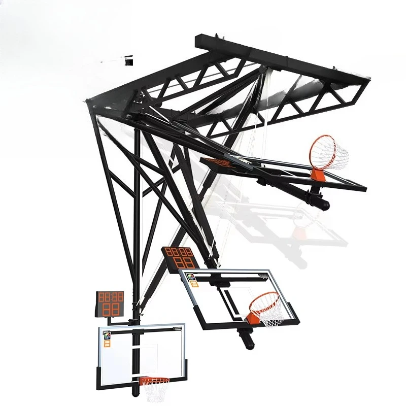 Deckenmontagesystem Einziehbares Zugelassenes Basketballkorb-Design