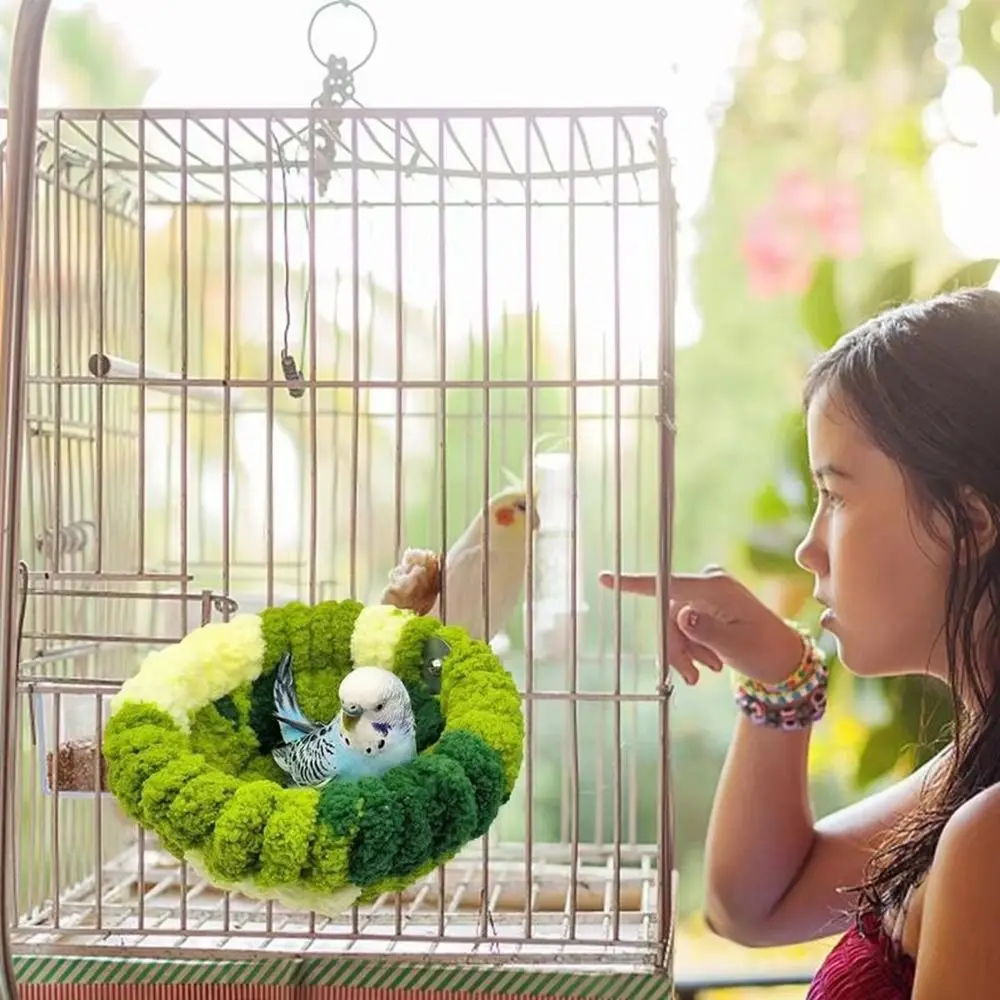 Plush Velvet Bird Hammock 3