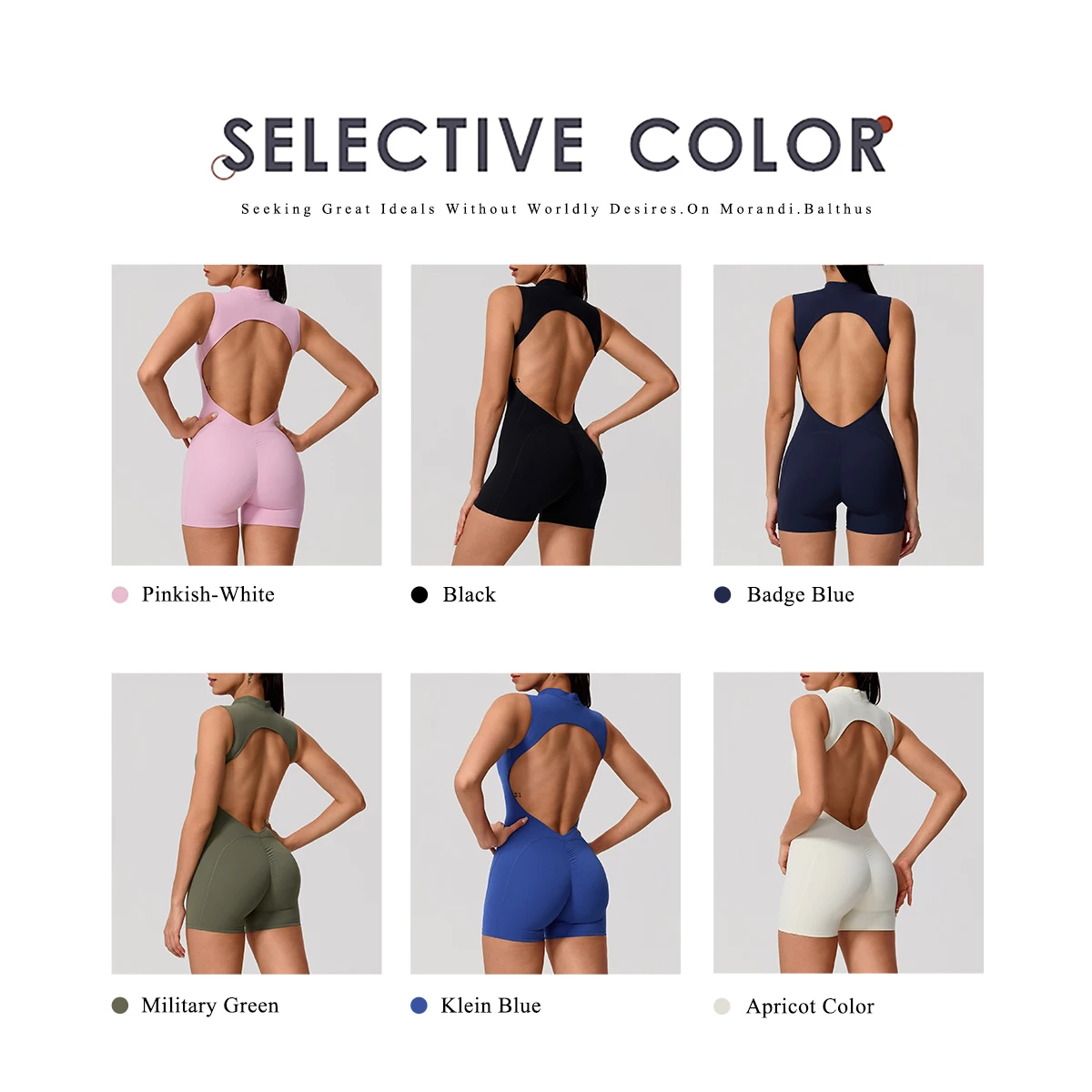Hearuisavy Summer Sports Overalls Women Gym High Stretch Sleeveless Yoga Bodysuit Running Push Up Butt-Lifting Fitness Jumpsuit - תמונה 4