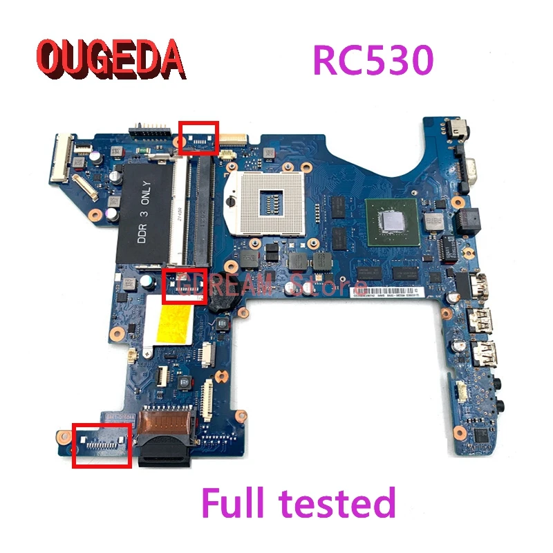 

Материнская плата для ноутбука Samsung RC530 GT 540M GPU HM65 DDR3, полностью протестирована