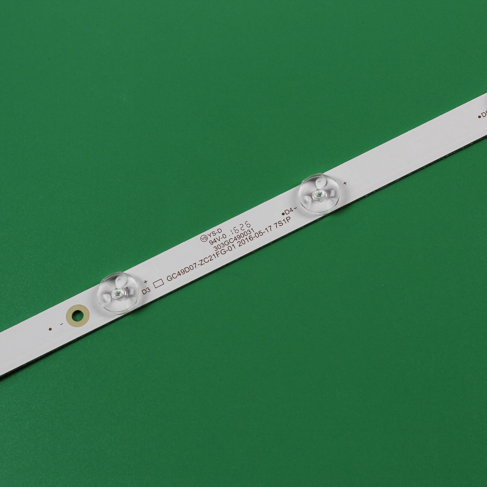 10 / LED Ʈ Ʈ ʸ 49PUF6261T3 GC49D07-ZC21FG-01 303GC490031 GC490M06 AN-49DSU800 7LEDs 485MM