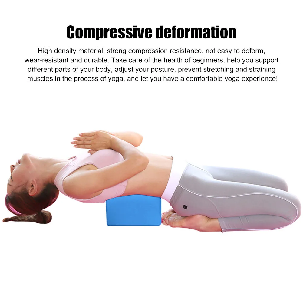 Description Picture 5 of itemPremium Yoga Blocks Lightweight Non-slip Eva Foam Blocks Yoga Accessories Training Exercise Fitness Tools