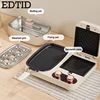 EDTID 3 in 1 Household Breakfast Machine Toaster Baking Machine Sandwich Omelette Fry Pan Electric  Hot Pot Boiler Food Steamer 5