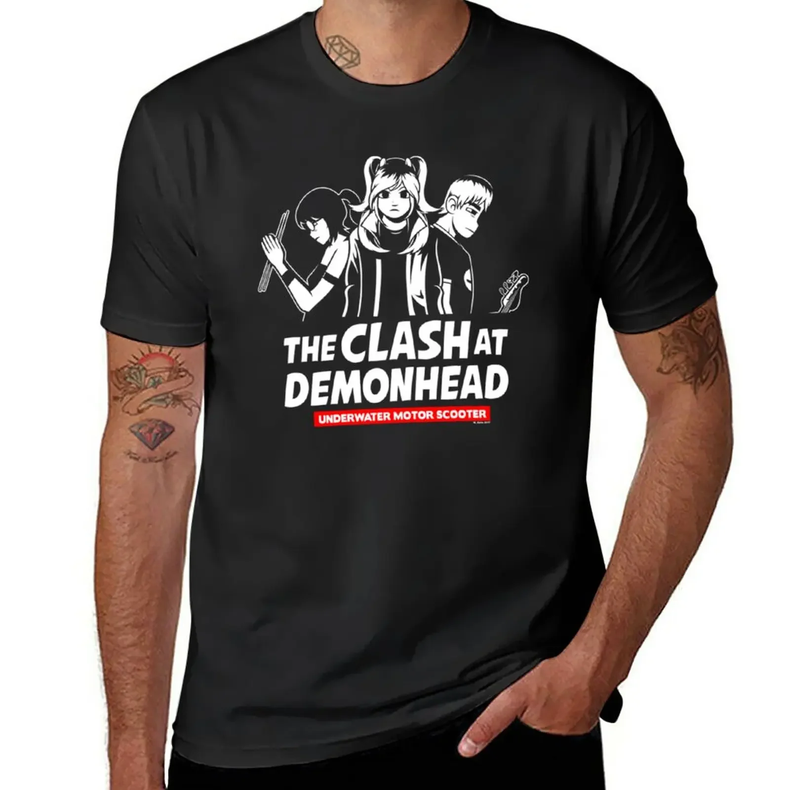 

Clash At Demonhead T-Shirt plus sizes Short sleeve tee workout shirts for men