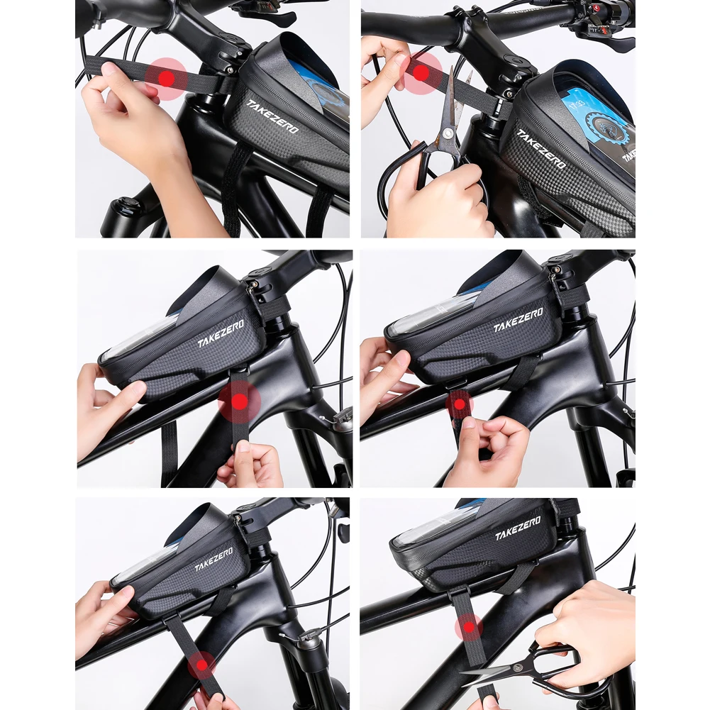 Sacoche pour cadre téléphone vélo