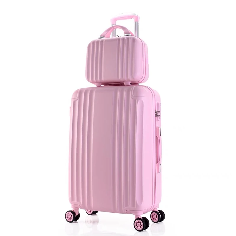 New cute password suitcase with handbag 20/22/24/26/28 inches girl trolley bag Travel luggage women fashion rolling suitcases