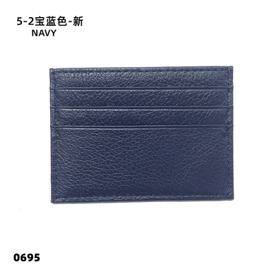 Personalized Genuine Leather Card Holder – Custom Initial Slim Wallet & Monogrammed Name Case