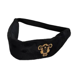 Black Clover Emperor Logo Cosplay Headband - Anime Magic Knight Costume Accessory (Black)